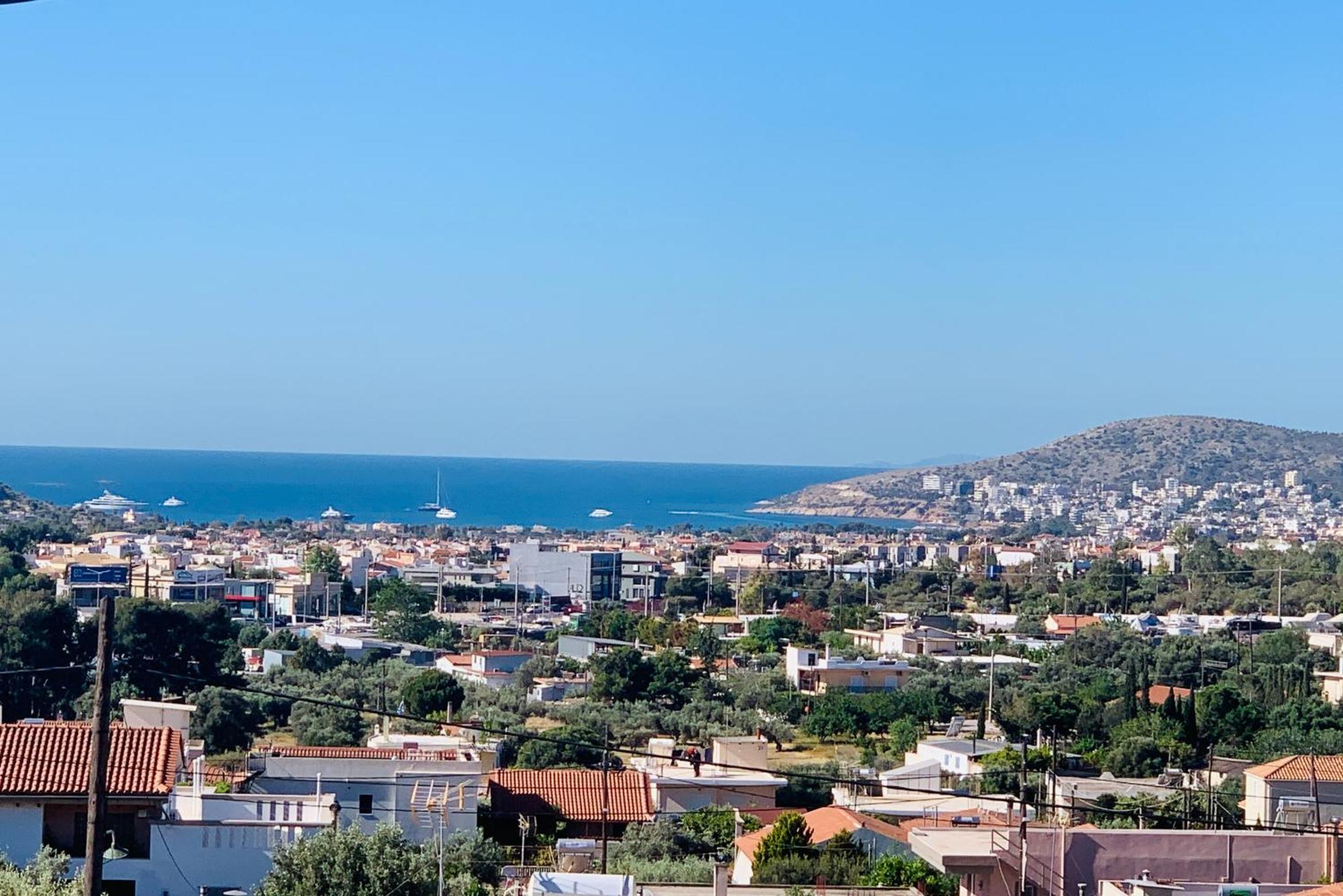 Thelfi Luxury Studio In Attica - Close To Varkiza Beach - Sea View Vári Ngoại thất bức ảnh