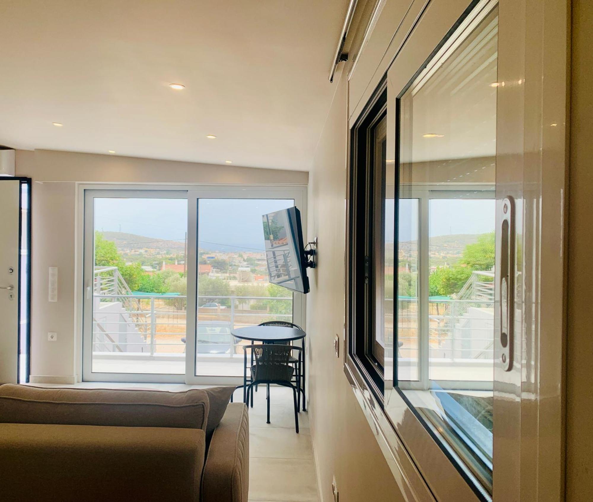 Thelfi Luxury Studio In Attica - Close To Varkiza Beach - Sea View Vári Ngoại thất bức ảnh