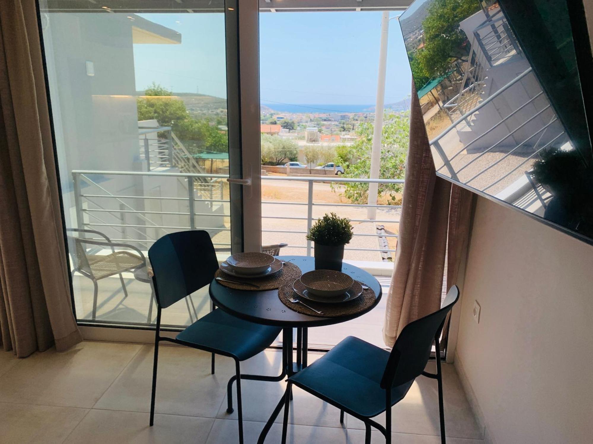 Thelfi Luxury Studio In Attica - Close To Varkiza Beach - Sea View Vári Ngoại thất bức ảnh