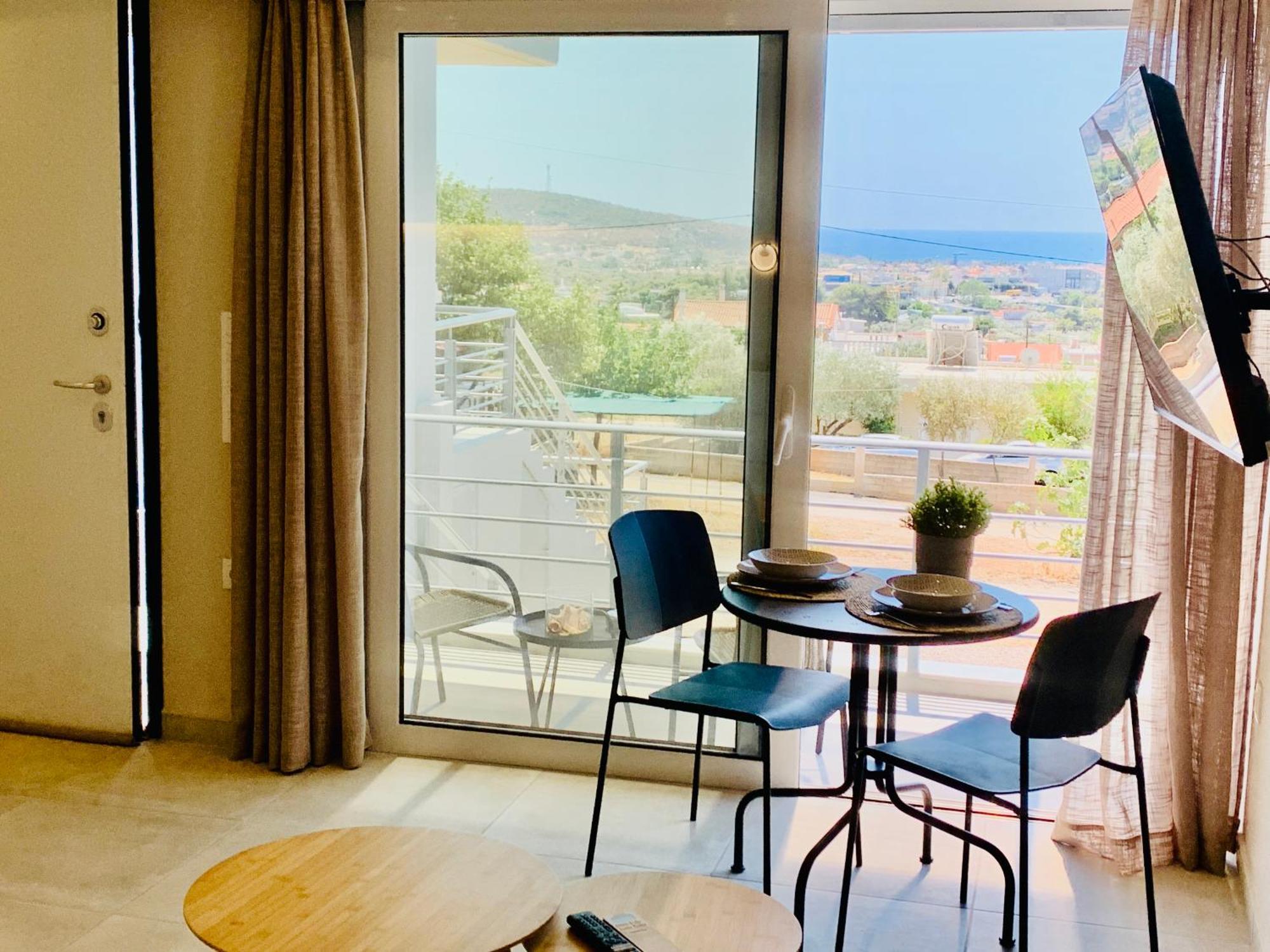 Thelfi Luxury Studio In Attica - Close To Varkiza Beach - Sea View Vári Ngoại thất bức ảnh